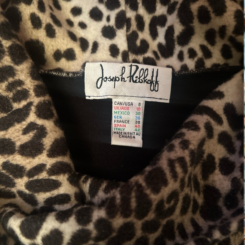 Joseph Ribkoff Animal Print sweater dress - Picture 3 of 3